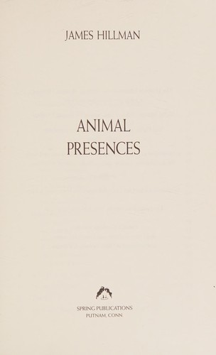 Cover of Animal Presences