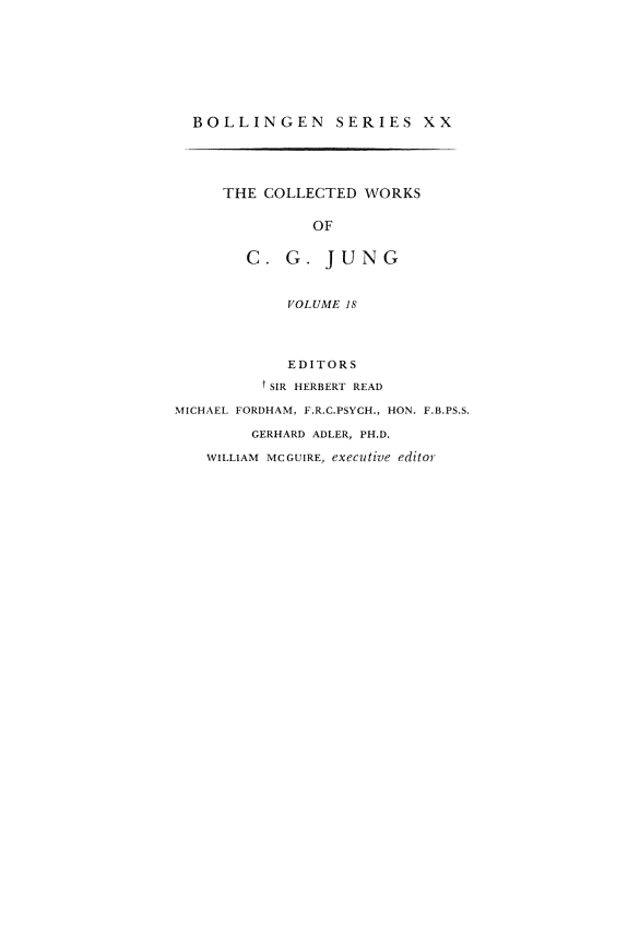 Cover of Collected Works Volume 18: The Symbolic Life