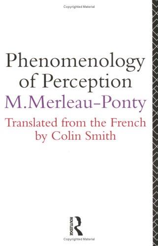 Cover of Phenomenology of Perception