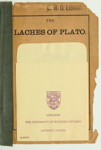 Cover of Laches