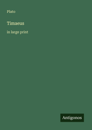 Cover of Timaeus